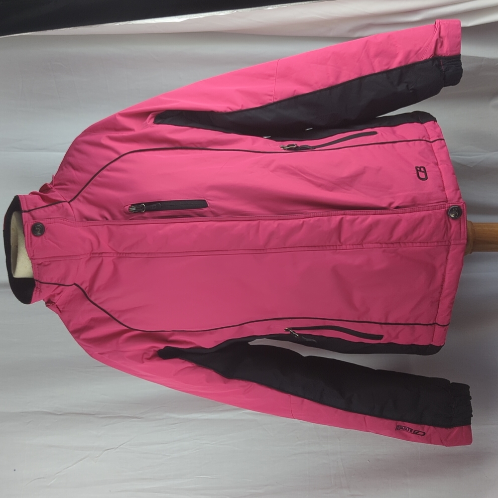 CB Sports Duraloft Ski Jacket Hot Pink & Black Sz L